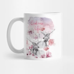 Deer in the garden Mug